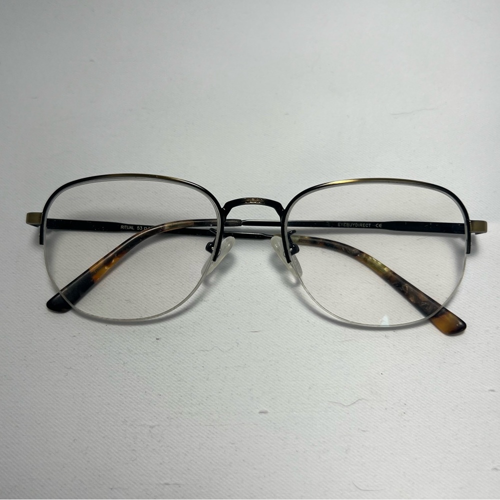 BOGO - Eyebuydirect Ritual Brown Eyeglasses with case - frames only